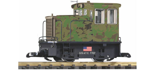 Gゲージ 鉄道模型 Piko Sound US Diesel locomotive GE-25Ton US Army RC Sound DC