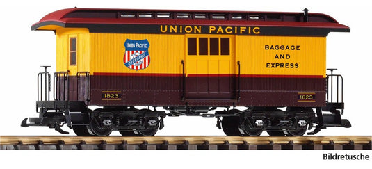Gゲージ 鉄道模型 Piko US baggage car 1823 Union Pacific DC