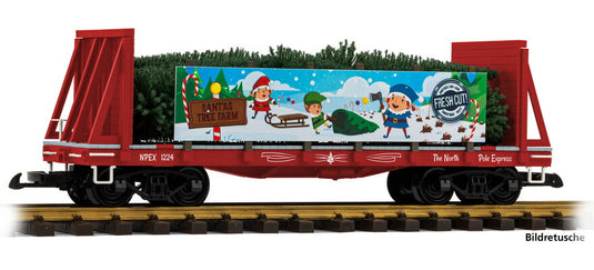Gゲージ 貨車 ピコ Piko Santa's Tree Farm Low side wagon Santa's Tree Farm Transport DC