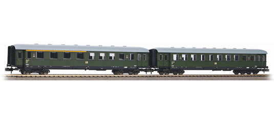 Nゲージ 鉄道模型 客車 Piko ピコ DR 急行客車 2両セット Era III Apron express train wagons 1. 2. Class DR epoch III DC