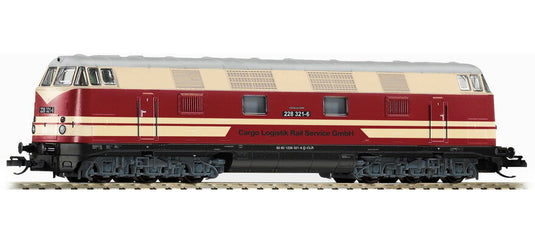 TTゲージ 鉄道模型 Piko Cargo Logistik BR 228 ディーゼル機関車 Era VI DC