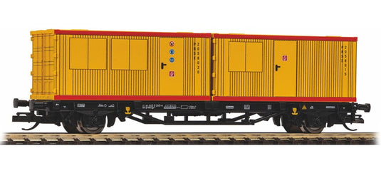TTゲージ 鉄道模型 Piko PIKO Rail Service 2x20 コンテナ貨車 Era VI DC