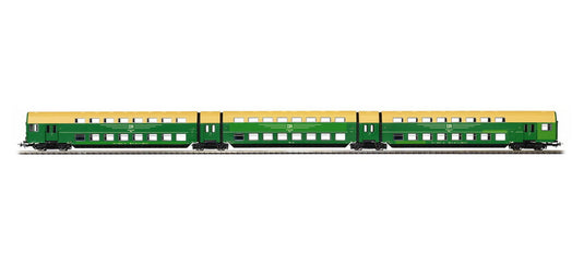 HOゲージ 車両 Piko ピコ DR 2階建て連接列車 DGBgq Era IV Double-decker articulated train DGBgq of DR DC