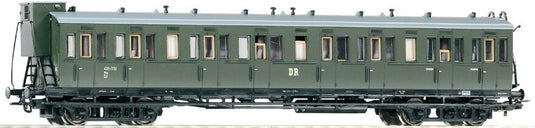 HOゲージ 客車 Piko ピコ 2nd class compartment car with a brakeman cab of the DR epoch III DC
