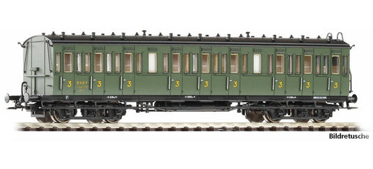 HOゲージ 客車 Piko ピコ SNCF 3rd class compartment car Era III DC