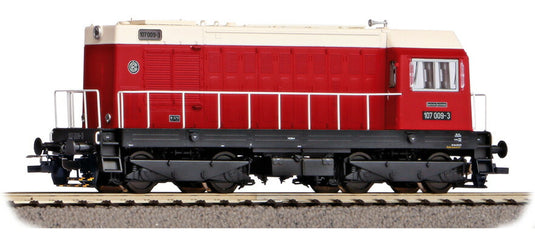 HOゲージ 鉄道模型 ディーゼル機関車 Piko ピコ DR BR 107 red Era IV sound DC DCC