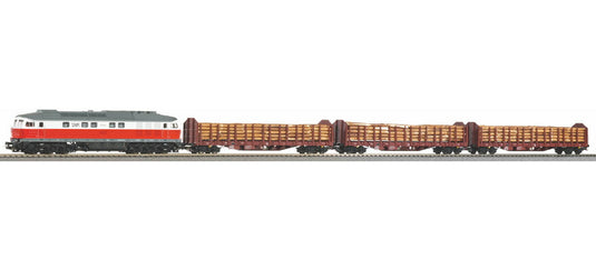 HOゲージ 車両 PIKO ピコ WFL BR 232 Epoch VI Train set BR 232 WFL three transport cars sound DC DCC