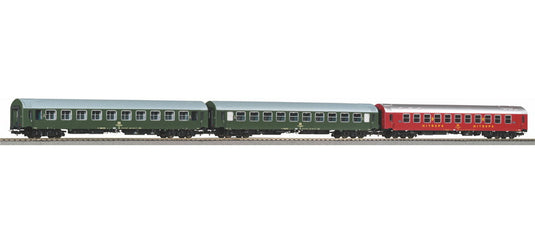 HOゲージ 客車 PIKO ピコ DR Y cars D 300 Epoch IV set 2 Set of 3 Y cars D 300 of the DR DC