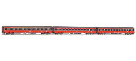 HOゲージ 客車 Piko ピコ Set of 3 Oebb Eurofima express train carriages Era IV DC