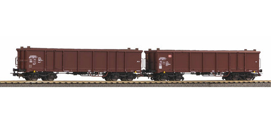 HOゲージ 車両 Piko ピコ DB AG 貨車 Eaos 2両セット Era VI open freight cars Eaos wood cargo DC