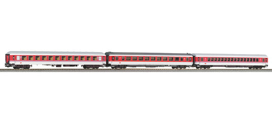 HOゲージ 客車 Piko ピコ DB AG Set of 3 passenger coaches IC 602 Gorch Fock V Power system DC