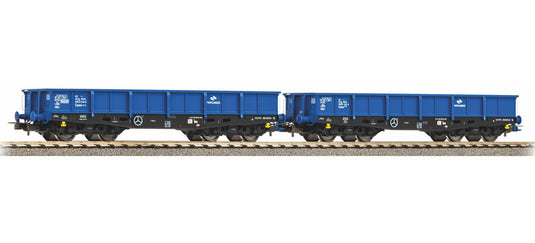 HOゲージ 鉄道模型 ピコ Piko PKP Cargo 401Zp 低側無蓋車 2両セット Era VI Set of 2 low side cars 401Zp PKP Cargo VI DC