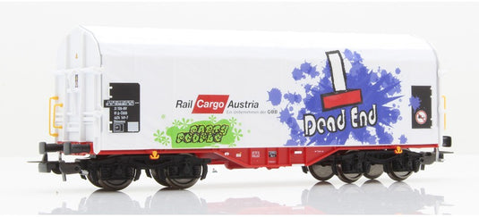 HOゲージ 貨車 Piko Rail Cargo Austria sliding tarpaulin wagon Era VI with graffiti DC