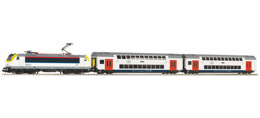 HOゲージ 車両 Piko ピコ SNCB 2階建旅客列車 SmartControl WLAN Era VI DC DCC SNCB double-decker train Era VI