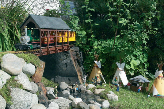 Gゲージ 鉄道模型 Piko ピコ Covered bridge DC
