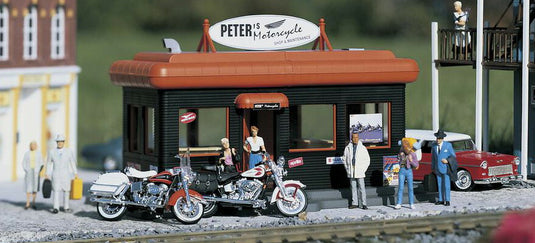 Gゲージ 鉄道模型 Piko ピコ Peter's Motorcycle Maintenance Shop
