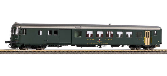 HOゲージ 客車 Piko ピコ SBB 制御客車 BDt EW II Era IV Control car BDt EW II of the SBB DC