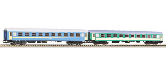 HOゲージ 客車 Piko ピコ PKP Intercity Set of 2 passenger cars Epoch VI DC