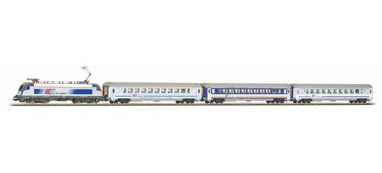 HOゲージ 鉄道模型 Piko ピコ PKP Starter set bedding ELok Taurus 3 IC wagons Era VI DC