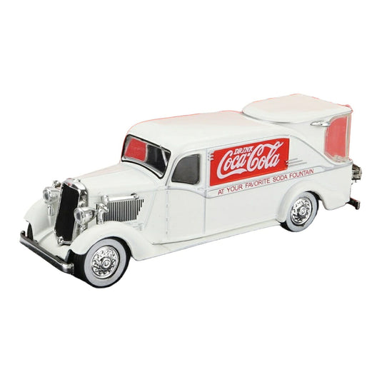 Dodgeダッジ KH-32 ストリームライン ファウンテンバン Coca-Cola 1934 ホワイト Coca-Colaコレクション / EDICOLA 1/72 ミニカー トラック模型