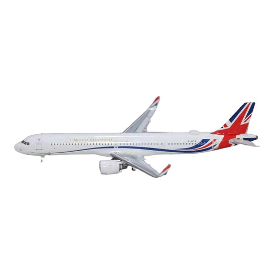 イギリス政府 United Kingdom (Titan Airways) エアバス A321neo / Panda Model 1/400 飛行機模型 ミリタリー