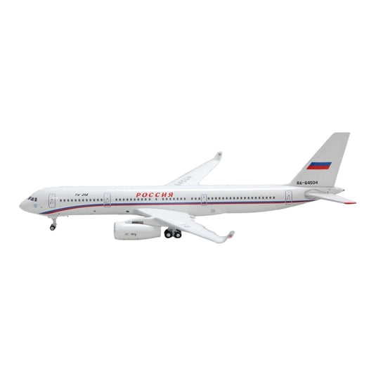 ロシア政府 Rossiya - Special Flight Detachment ツポレフ Tu-214 / Panda Model 1/400 飛行機模型 ミリタリー