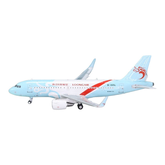 長龍航空 LoongAir エアバス A319-115 / Panda Model 1/400 飛行機模型 旅客機