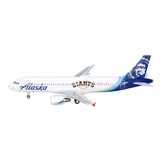 アラスカ航空 Alaska Airlines エアバス A320-214 N855VA / Panda Model 1/400 飛行機模型 旅客機