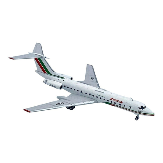 バルカン・ブルガリア航空 Balkan Bulgarian Airlines ツポレフ Tu-134A-3 LZ-TUM / Panda Model 1/400 飛行機模型 旅客機