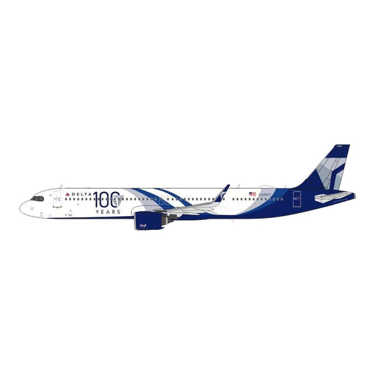 デルタ航空 Delta Air Lines エアバス A321-271NX 100周年記念塗装 D-AZAI / Panda Model 1/400 飛行機模型 旅客機