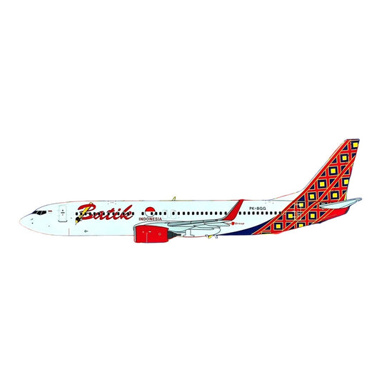 バティック・エア Batik Air ボーイング 737-800 / Panda Model 1/400 飛行機模型 旅客機