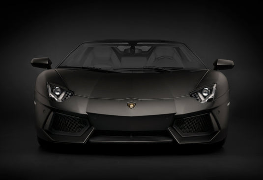 【予約】LAMBORGHINIランボルギーニ AVENTADOR LP700-4 Roadster NERO NEMESIS - MATT BLACK/Pocher 1/8 モデルキット