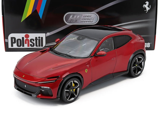 【予約】2026年発売予定 Ferrariフェラーリ Purosangueプロサングエ 2022 Rosso Magmaロッソマグマ Red Metレッドメタリック 海 海外限定 / POLISTIL 1/18 ミニカー