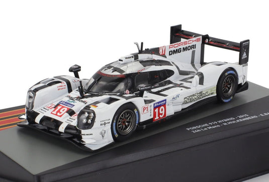 PORSCHEポルシェ 919 ハイブリッド 優勝 ルマン24h 2015 ホワイトグレーブラック PORSCHE-RACING COLLECTION / EDICOLA 1/43 ミニカー