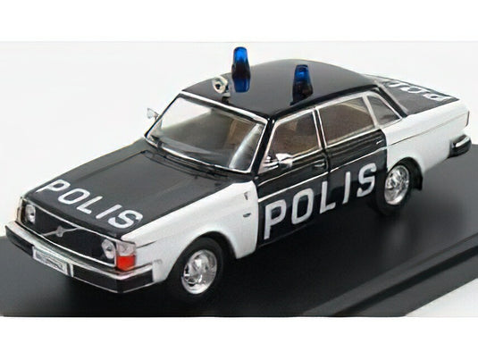 【予約】12月以降発売予定VOLVO - 244 POLIS SWEDISH POLICE 1978 - BLACK WHITE/PREMIUM-X 1/43ミニカー