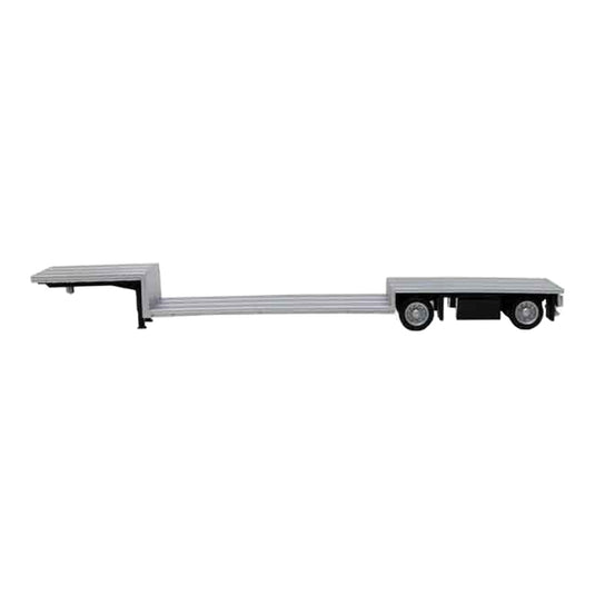 Double Drop Flatbed Trailer フラットベッドトレーラー Spread Axle / PROMOTEX 1/87 模型