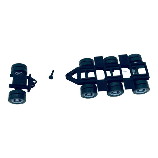 Lowboy Tri-Axle Booster with Integrated Rear Axle / PROMOTEX 1/87 模型
