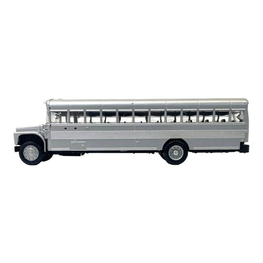 Transport Bus トランスポートバス Silver シルバー No School Lights or Stop / PROMOTEX 1/87 模型
