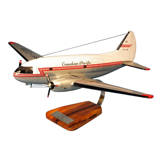 カナディアン・パシフィック航空 Canadian Pacific カーチス C-46 コマンドー / PS Models 1/55 飛行機模型 旅客機