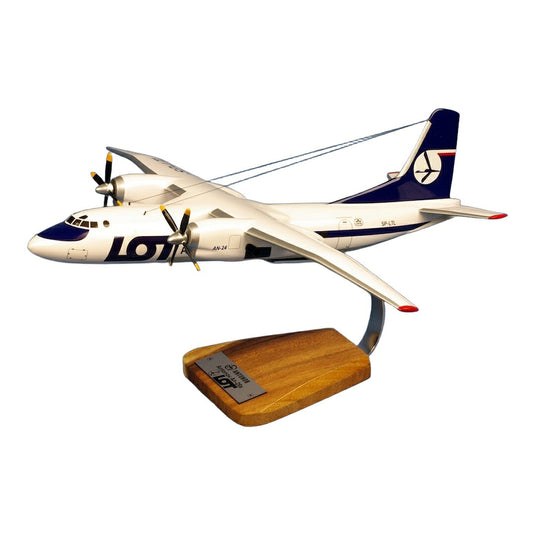 LOTポーランド航空 LOT Polish Airlines アントノフ An-24B / PS Models 1/60 飛行機模型 旅客機