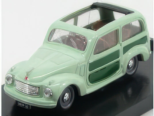 FIAT 500C BELVEDERE OPEN 1951 2 TONE GREEN/BRUMM 1/43ミニカー