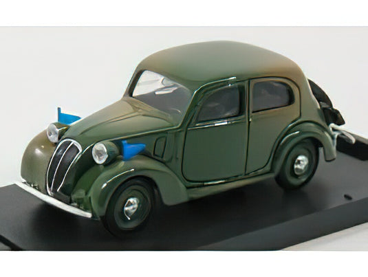 FIAT 508C 1100 BERLINA FORZE ARMATE 1937-39 MILITARY GREEN/BRUMM 1/43ミニカー