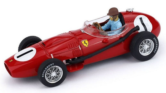 Ferrariフェラーリ D246 1958 Great Britain GPイギリスGP Peter Collins ドライバー付 / BRUMM 1/43 ミニカー