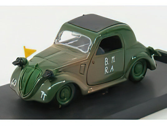 SIMCA 5 MILITARE D-DAY CLOSED CHIUSA 1944 MILITARY GREEN/BRUMM 1/43ミニカー