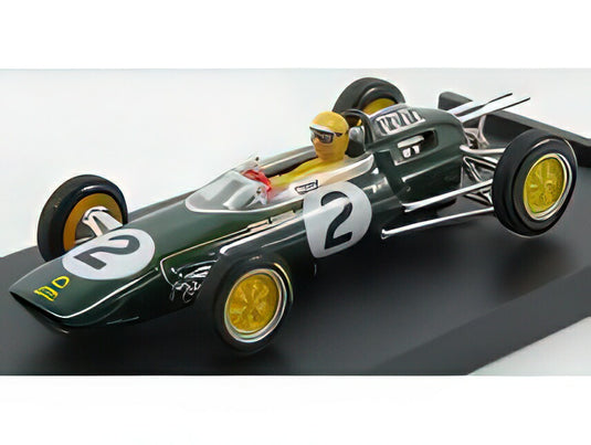 LOTUS  F1  25 n 2 BELGIUM GP 1963 T.TAYLOR フィギュア付き GREEN/BRUMM 1/43ヘルメット