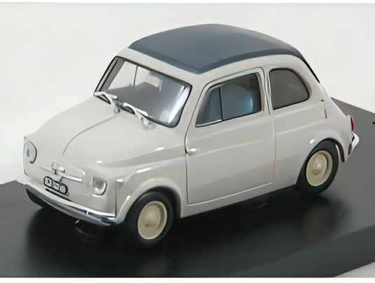 FIAT  500 NUOVA ECONOMICA CHIUSA 1957  VERY LIGHT GREY/BRUMM 1/43ヘルメット