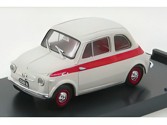 FIAT  500 NUOVA SPORT TETTO METALLICO  METAL TOP 1957  LIGHT GREY/BRUMM 1/43ヘルメット