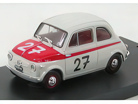 FIAT  500 NUOVA SPORT 12H HOCKENHEIM N 27 1958  GREY/BRUMM 1/43ヘルメット