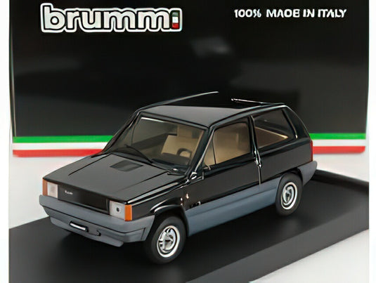 FIAT  PANDA 45 1980  NERO LUXOR  BLACK/BRUMM 1/43ヘルメット