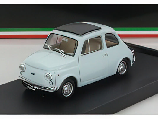FIAT  500R TETTO CHIUSO 1972  AZZURRO CHIARO/BRUMM 1/43ミニカー